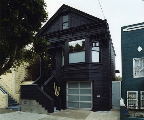 Black houses. | Door Sixteen
