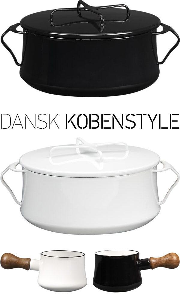 Dansk Kobenstyle 1-Quart Saucepan with Lid - White
