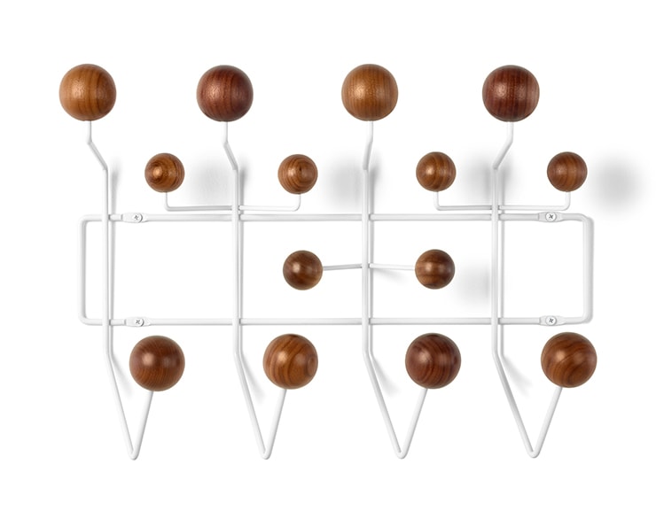 Eames Hang-It-All, white/walnut - doorsixteen.com