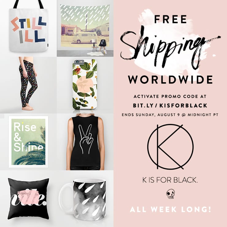 K IS FOR BLACK free shipping - doorsixteen.com