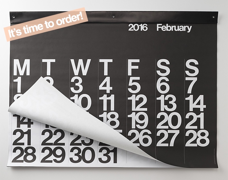 Stendig Calendar - doorsixteen.com