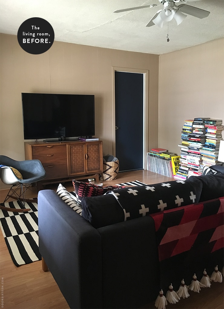 Living room makeover - doorsixteen.com