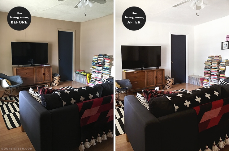 Living room makeover - doorsixteen.com