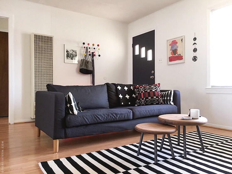 Living room makeover - doorsixteen.com