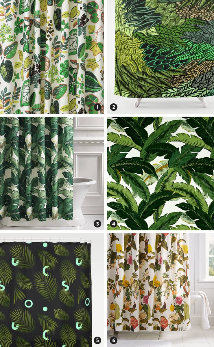 Botanical Shower Curtains - doorsixteen.com