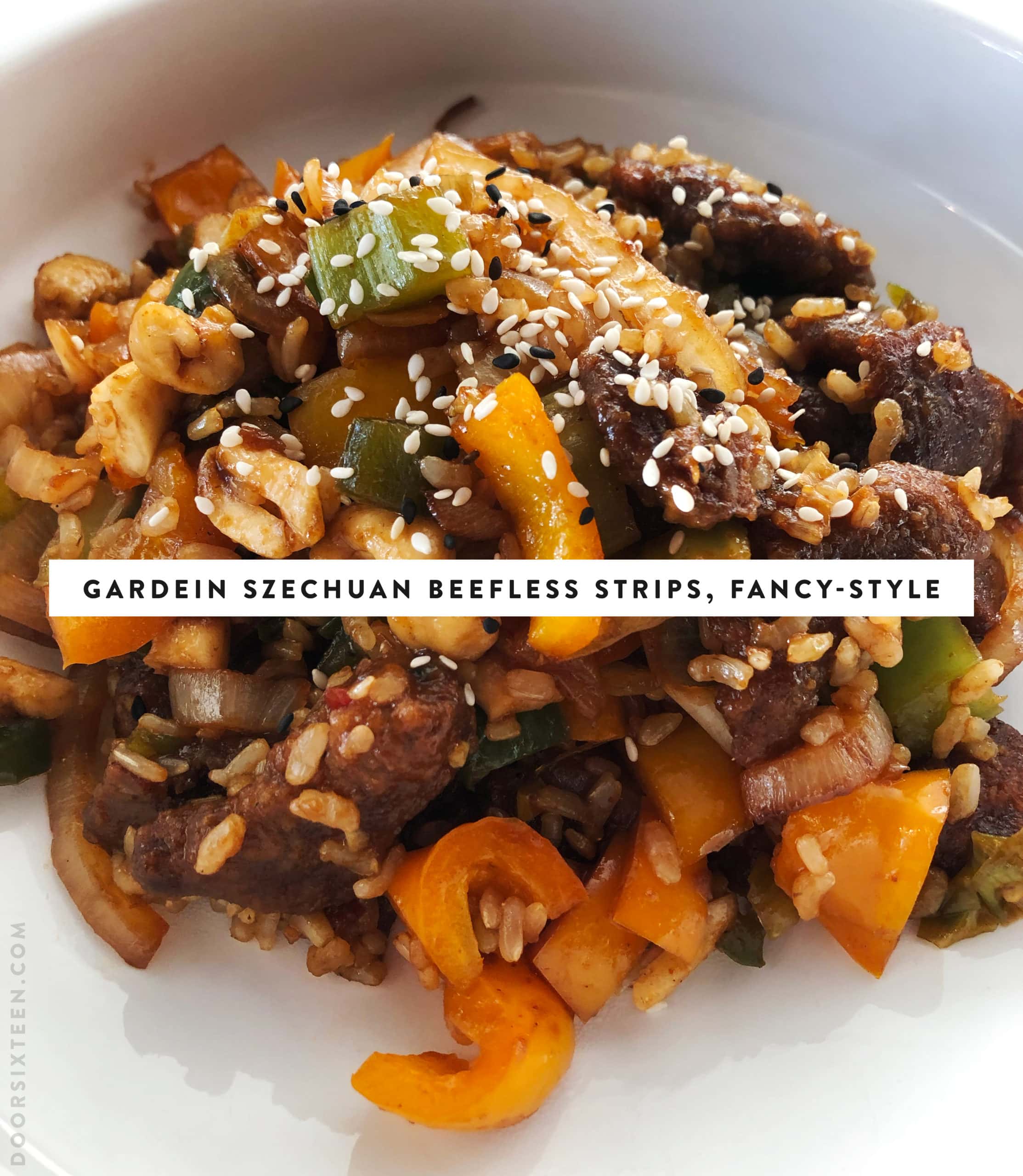 Gardein Szechuan Beefless Strips Stir-Fry