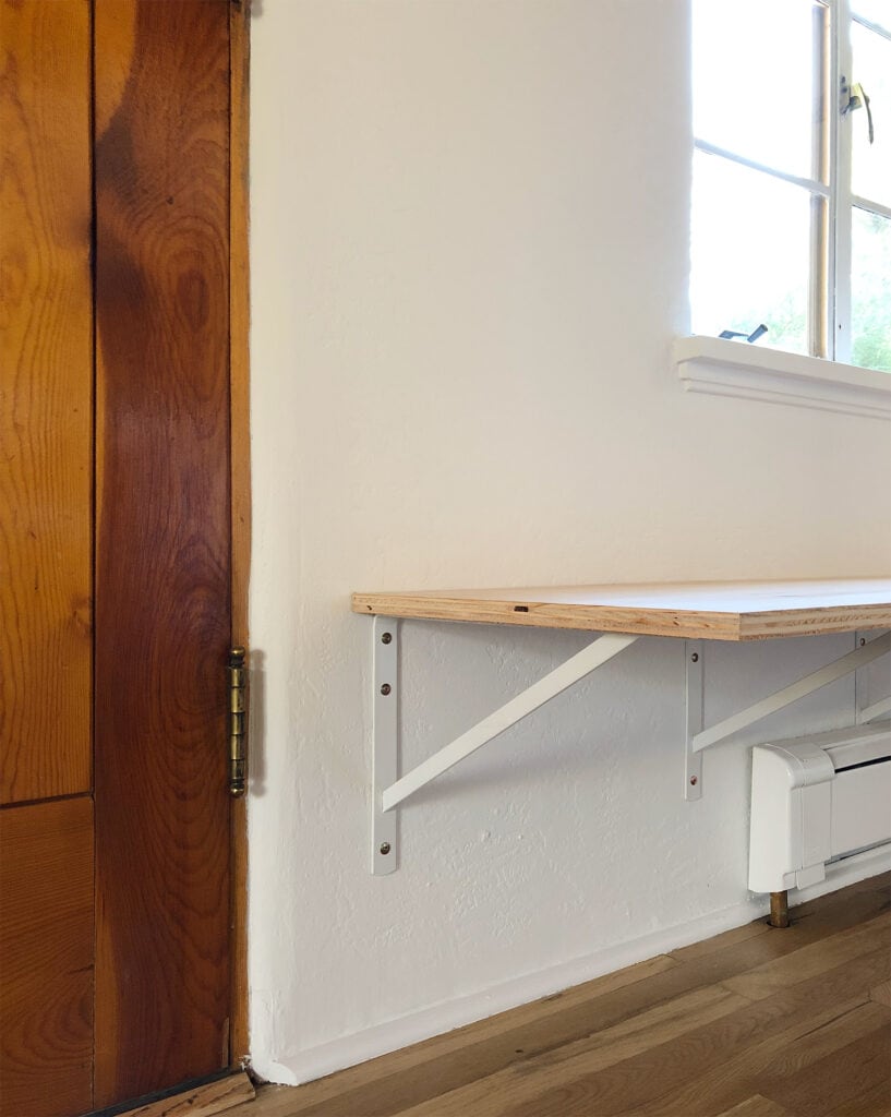 DIY floating banquette. | Door Sixteen
