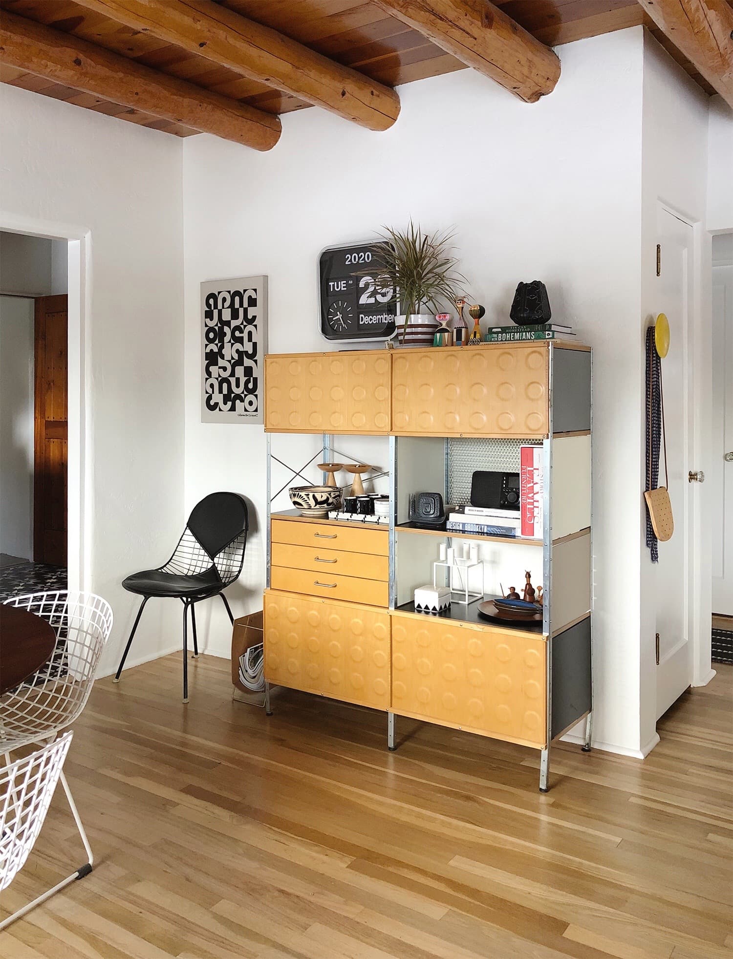 Eames Storage Unit in dining room