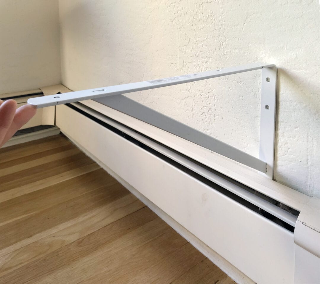 DIY floating banquette. | Door Sixteen