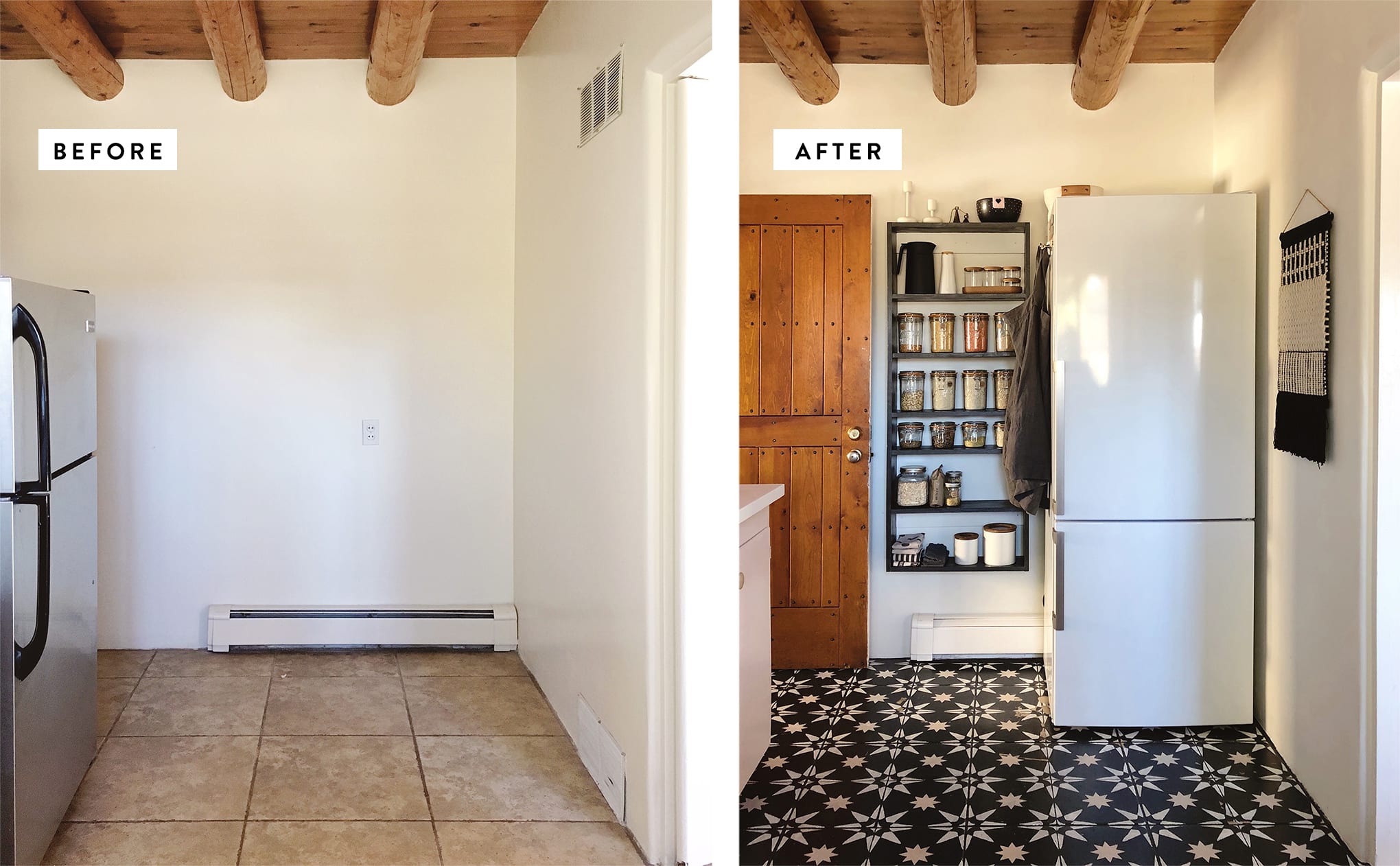 Santa Fe kitchen renovation BEFORE + AFTER